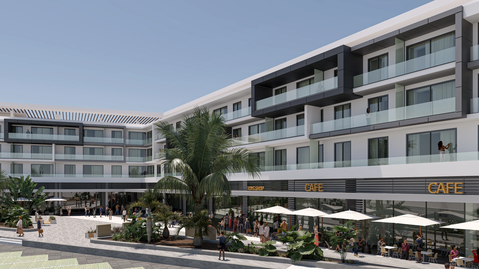 D-Point — Mixed-use residences and offices — Long Beach / İskele